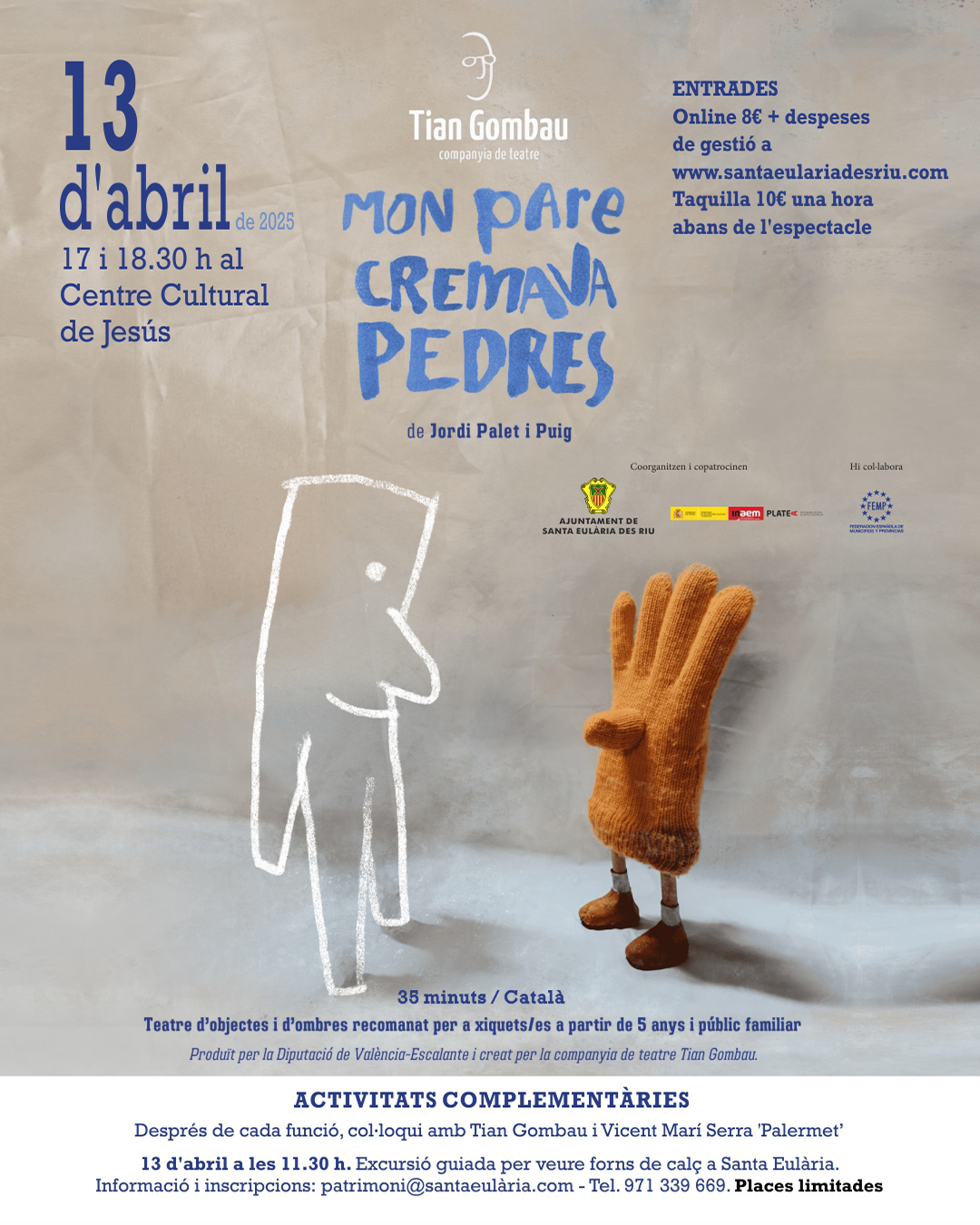 Teatro de objetos y sombras para honrar la tradición y el patrimonio en Santa Eulària