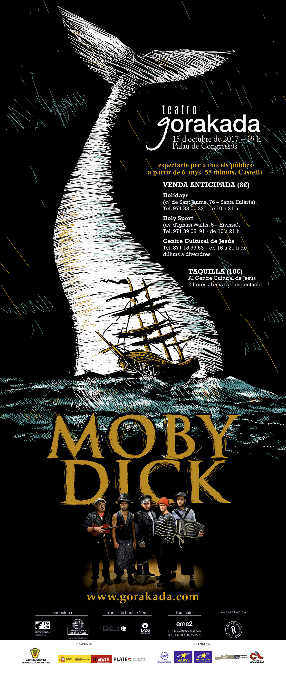 CARTELL MOBY DICK 15 10 2017 PLATEA