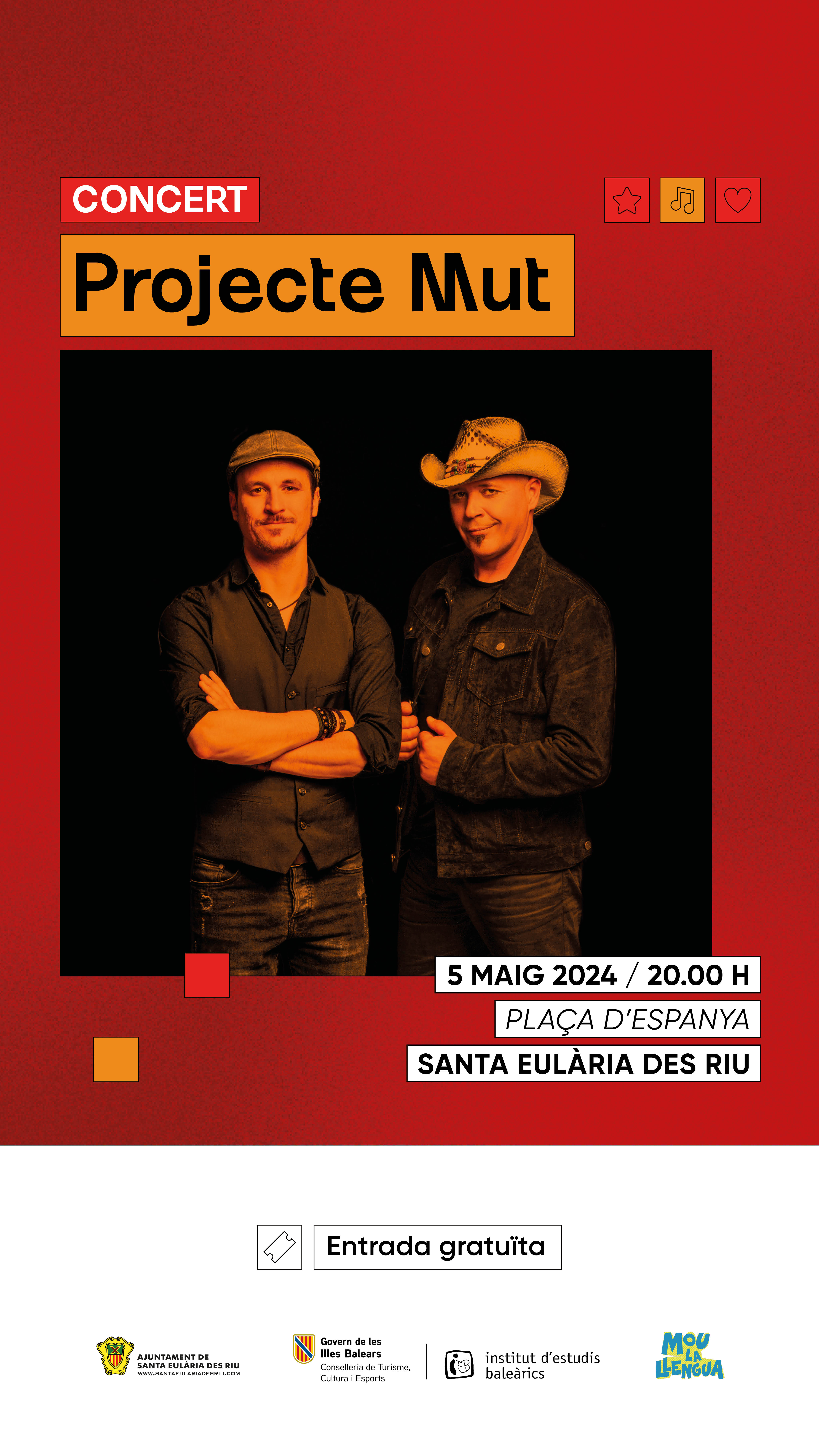 Projecte Mut llega a Santa Eulària para celebrar las Fiestas de Mayo