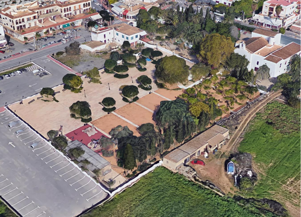 Sale a licitación el futuro parque de la Plaza de la Iglesia de Jesús