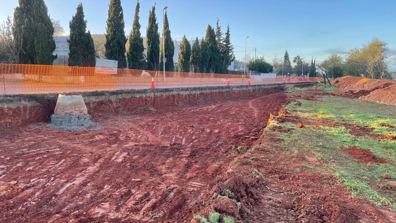 Iniciades les obres per a finalitzar la circumval·lació de Sant Carles