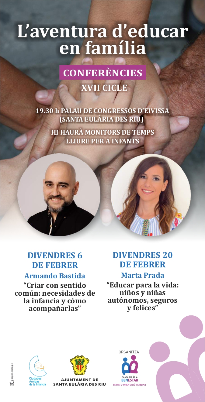 La Aventura de Educar en Familia reúne a Armando Bastida y Marta Prada en su XVII edición