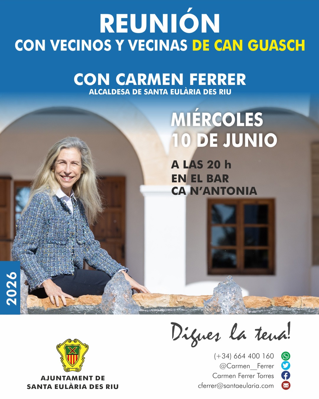 La iniciativa Digues la teua visitarà els vesins de Can Guasch