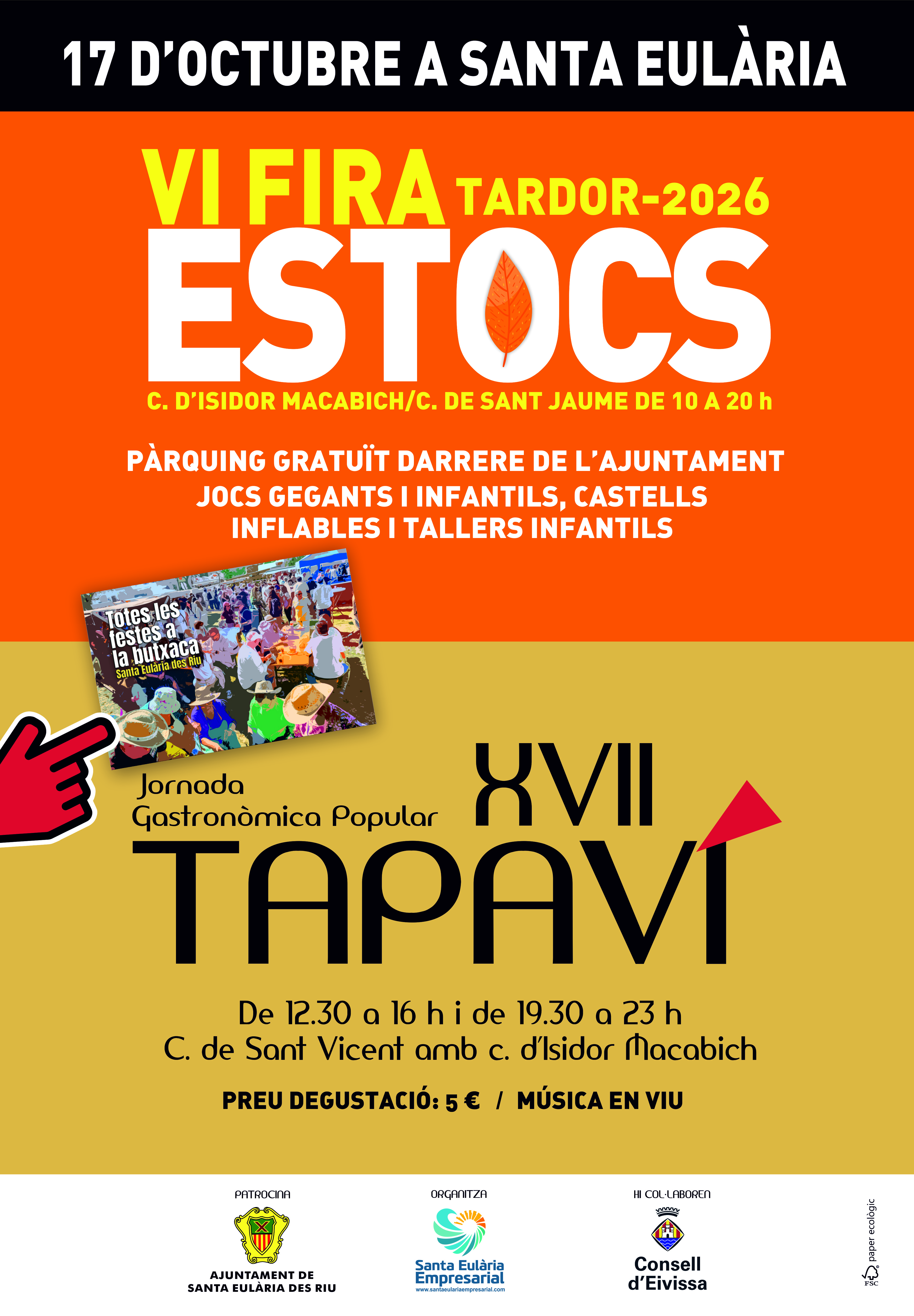 20261010 Cartell Tapaví i Fira dEstocs