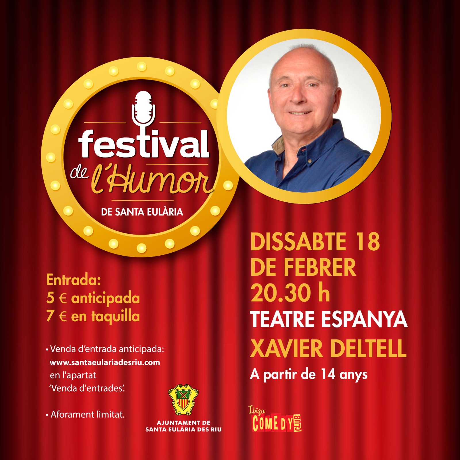 Festival de l'Humor 2023: José Boto, Jaime Gili y Laura Moreno el 17 de febrero en es Puig d'en Valls