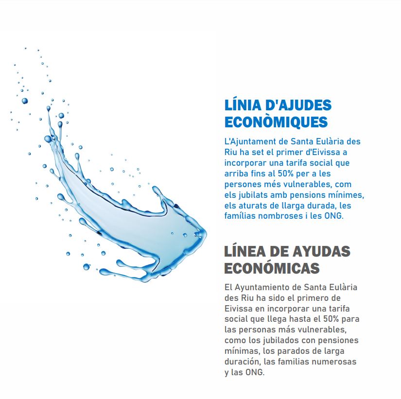 Familias numerosas, jubilados y pensionistas de bajos ingresos o parados de larga duración ya pueden pedir las rebajas del 50% en la tarifa por consumo de agua
