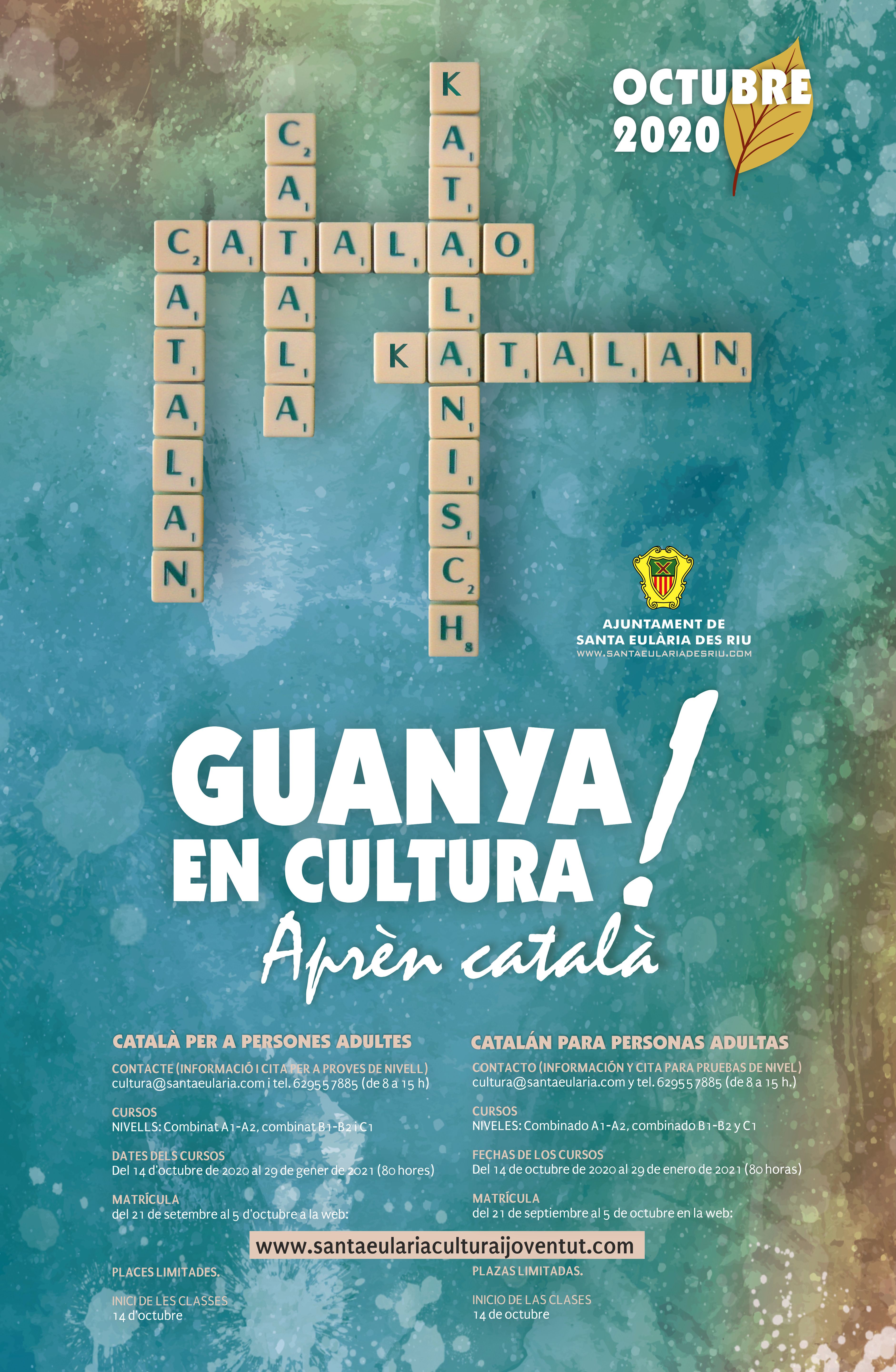 cartell cursos catala OCTUBRE 2020