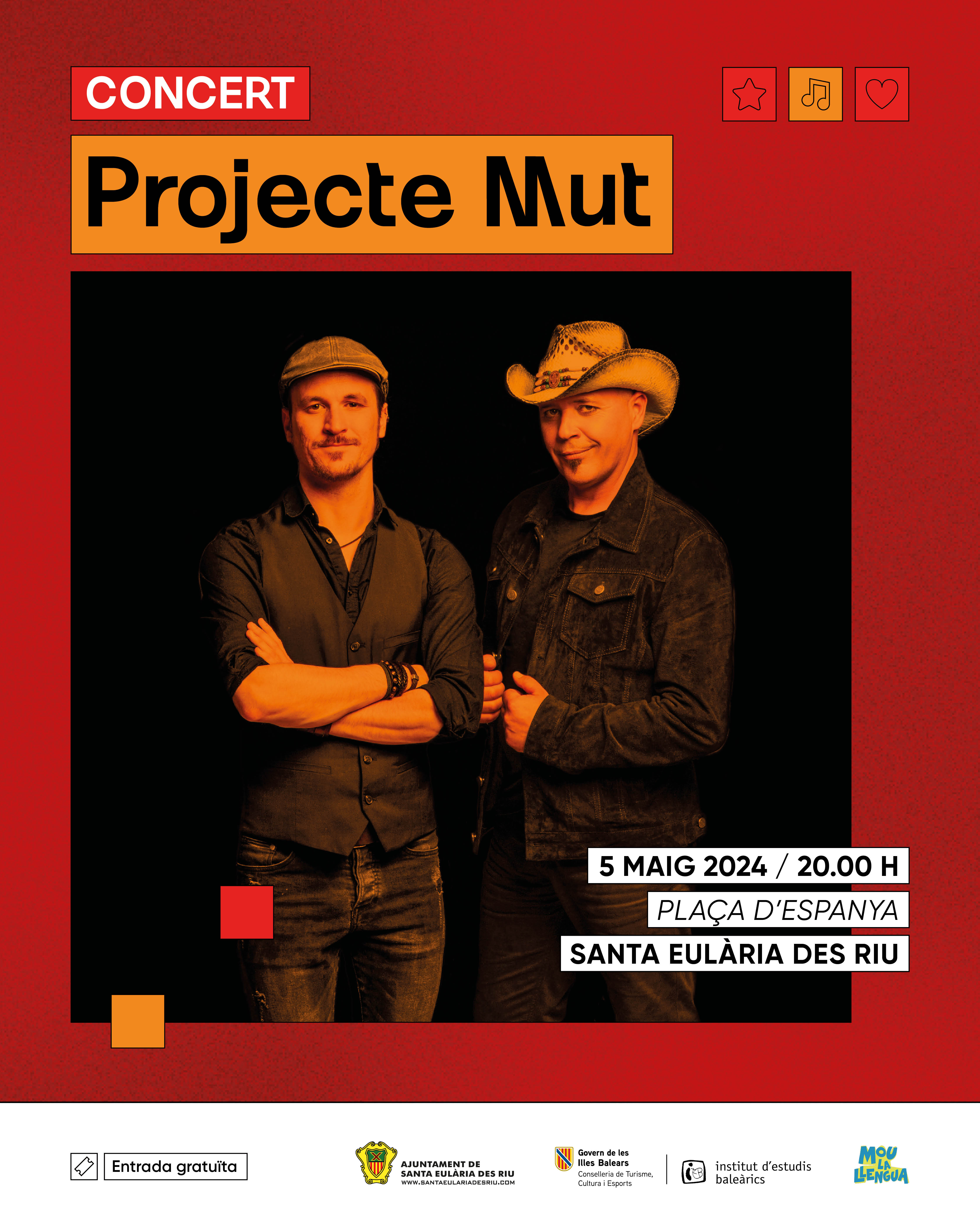 Projecte Mut llega a Santa Eulària para celebrar las Fiestas de Mayo