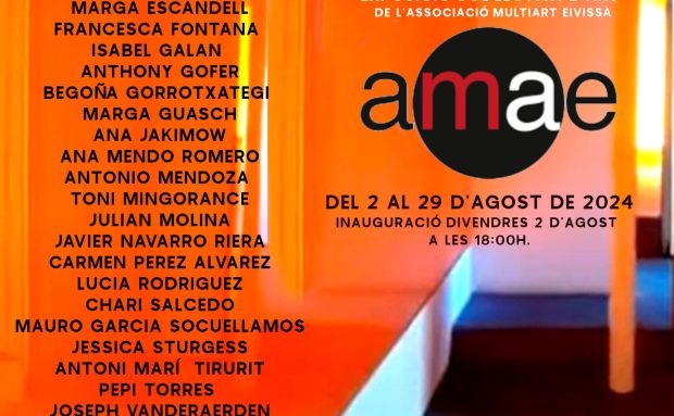 La Associació Multiart d’Eivissa inaugura el 2 de agosto una exposición conjunta en el Centre Cultural de Jesús