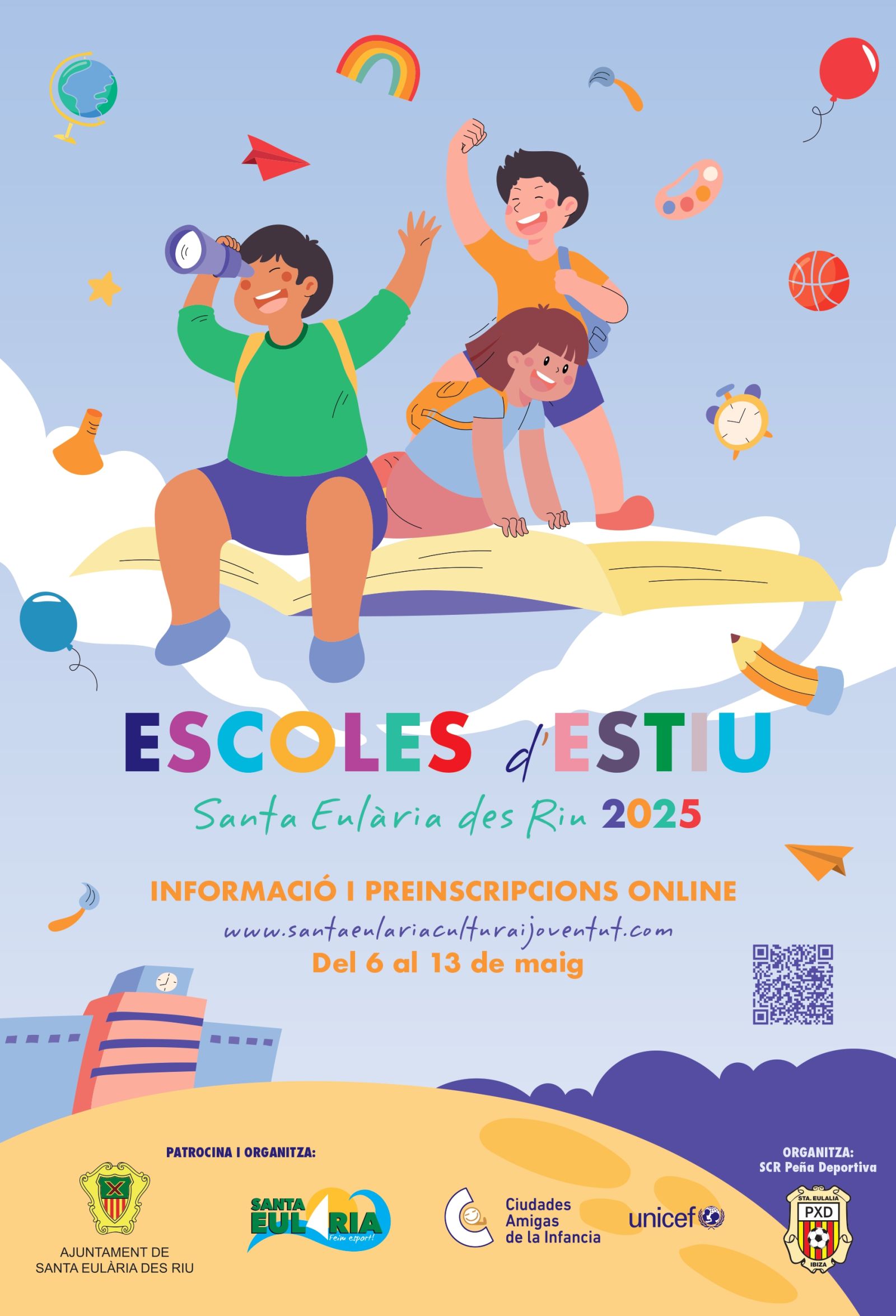 Escoles d'Estiu de Santa Eulària, no et quedis sense plaça!