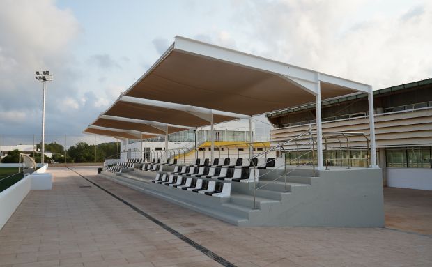 Finalizan las obras de mejora del complejo deportivo de Santa Gertrudis