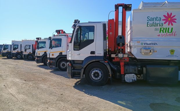 Valoriza inicia la madrugada del próximo lunes el servicio de recogida de residuos que gestionará los próximos 10 años en el municipio de Santa Eulària des Riu