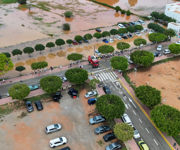 ‘Adam’ deixa inundacions en habitatges, arbres caiguts i talls de carreteres a Santa Eulària
