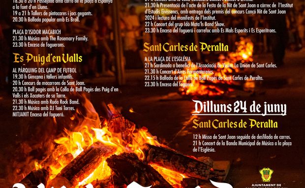 Foc, música i menjars tradicionals per celebrar la nit més curta de l'any