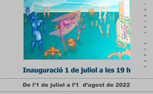 Exposición de pintura de José Luis Jofré Domínguez en el Centre Cultural de Jesús