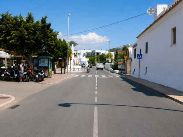 Santa Eulària iniciarà aquest divendres la prova pilot de conversió en zona de vianants parcial del centre de Jesús