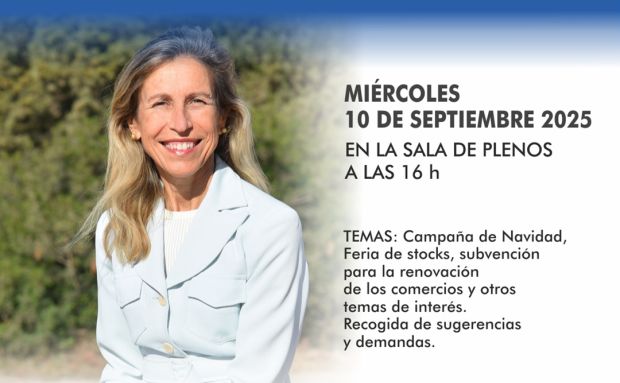 'Digues la Teua' en la sala de Plenos del Ayuntamiento el 10 de septiembre con el sector comercial