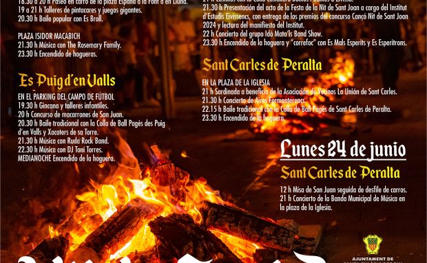 Fuego, música y comidas tradicionales para celebrar la noche más corta del año