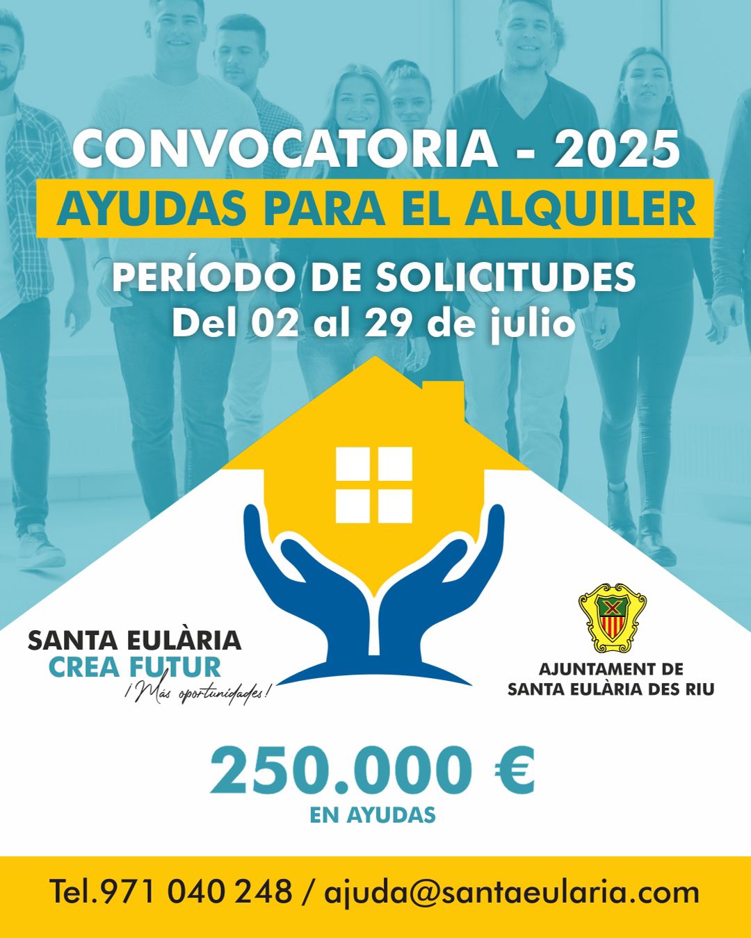 Santa Eulària abre la convocatoria de ayudas para el alquiler 2025 con ...