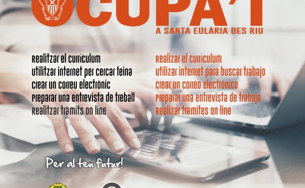 El Club de Feina organiza talleres gratuitos de habilidades digitales básicas y para mejorar las estrategias de las pymes y emprendedores