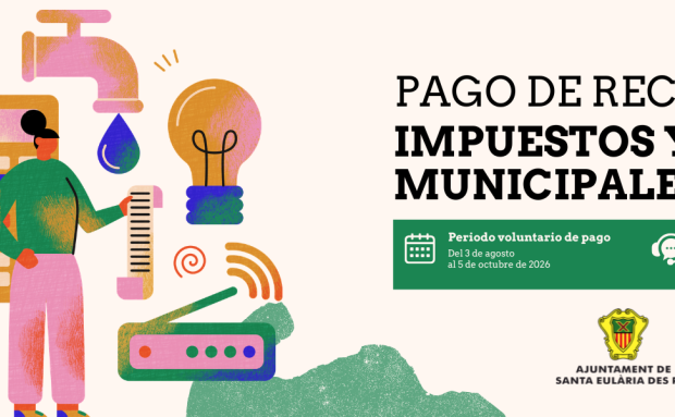 Recordatorio: El 5 de octubre finaliza el periodo voluntario para el pago de los tributos municipales de 2026