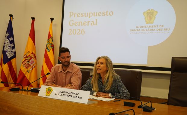 Santa Eulària presenta un presupuesto para 2026 con 62,5 millones de euros que afianza el 80% del Plan de Gobierno 2023–2027