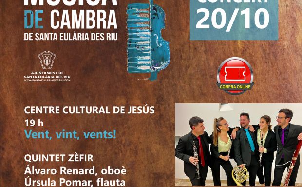 El Festival de Música de Cámara llega este domingo con una sesión de viento madera con el trompa ibicenco Irlim Pulgarín y su Quintet Zèfir