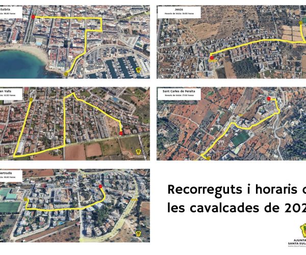 El municipi de Santa Eulària des Riu ja ho té tot llest per a rebre a les seves Majestats els Reis Mags