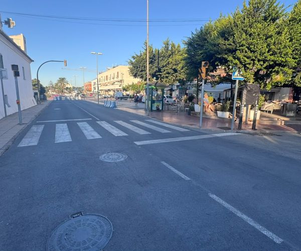 El centre de Jesús recupera el trànsit aquest divendres després de finalitzar la prova pilot de peatonalització