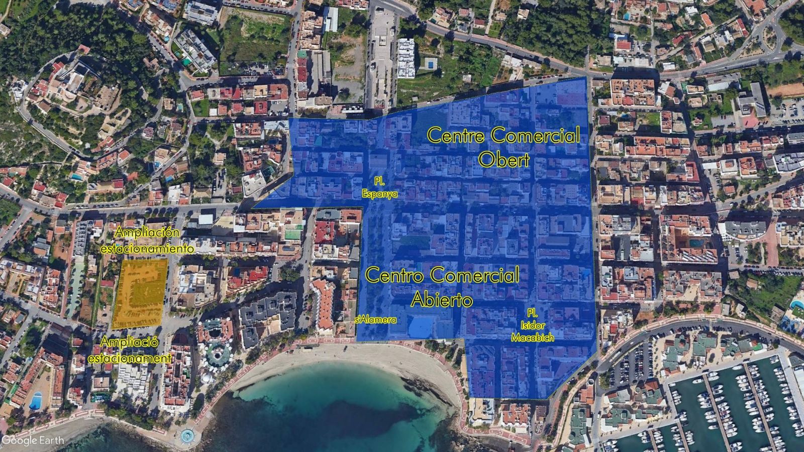 Santa Eulària sol·licita 1,92 milions als fons europeus Next Generation per a crear un 'centre comercial obert'