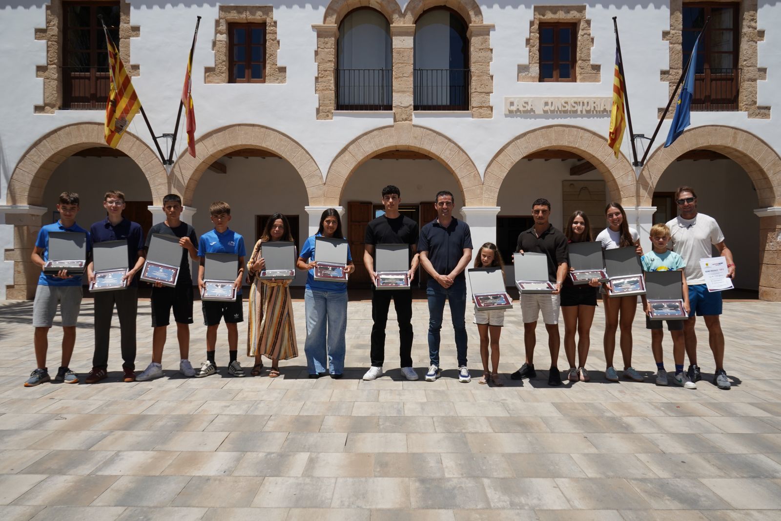 Santa Eulària reconoce a trece deportistas del municipio por sus éxitos deportivos nacionales e internacionales