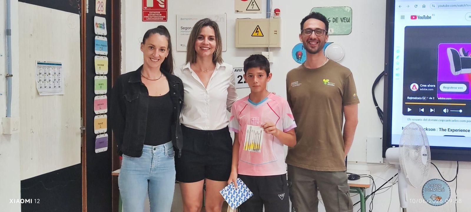 Un alumno del CEIP Sant Carles gana el premio municipal del concurso ‘Ni un foc al bosc'