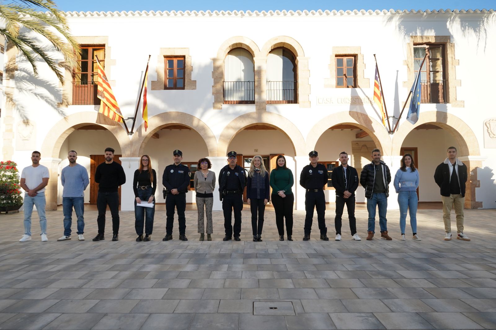 Toma de posesión nuevos agentes de la Policía Local de Santa Eulària des Riu