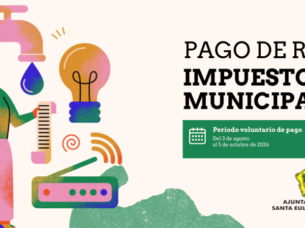 Recordatori: El 5 d’octubre finalitza el període voluntari per al pagament dels tributs municipals de 2026