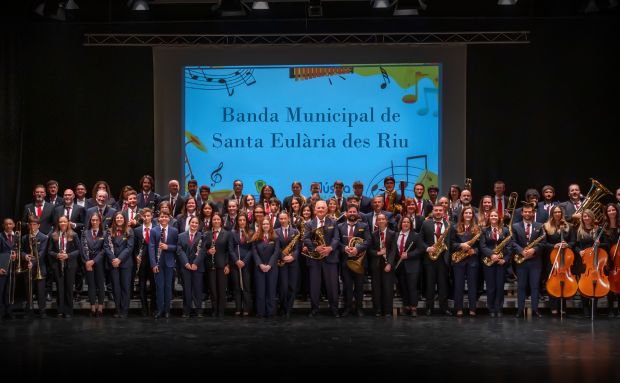 La Banda Municipal de Santa Eulària revive el mejor cine de animación en Es Canar