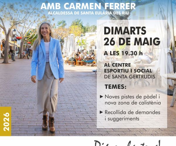 La iniciativa Digues la teua se traslada a Santa Gertrudis el 26 de mayo