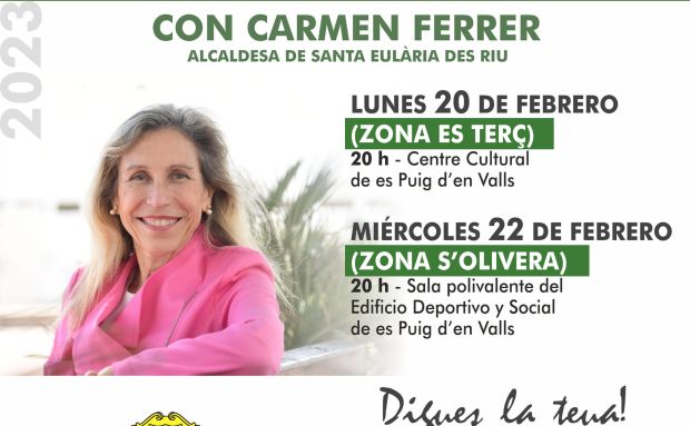 Doble encuentro sectorial de 'Digues la teua' en las zonas de Es Terç y s'Olivera de es Puig d'en Valls