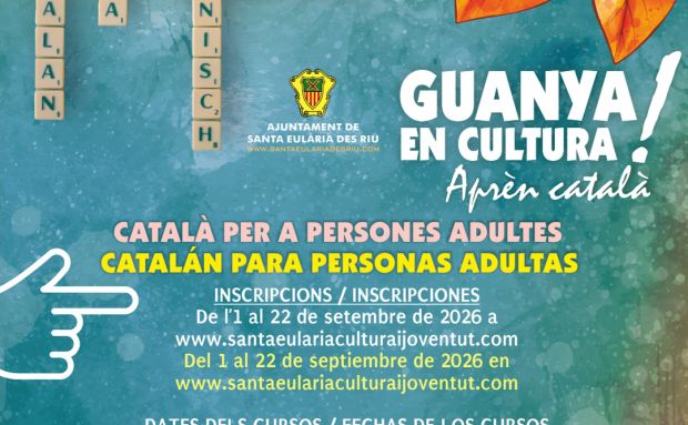 Santa Eulària des Riu abre una nueva convocatoria de cursos de catalán para adultos para el periodo de octubre a enero de 2027