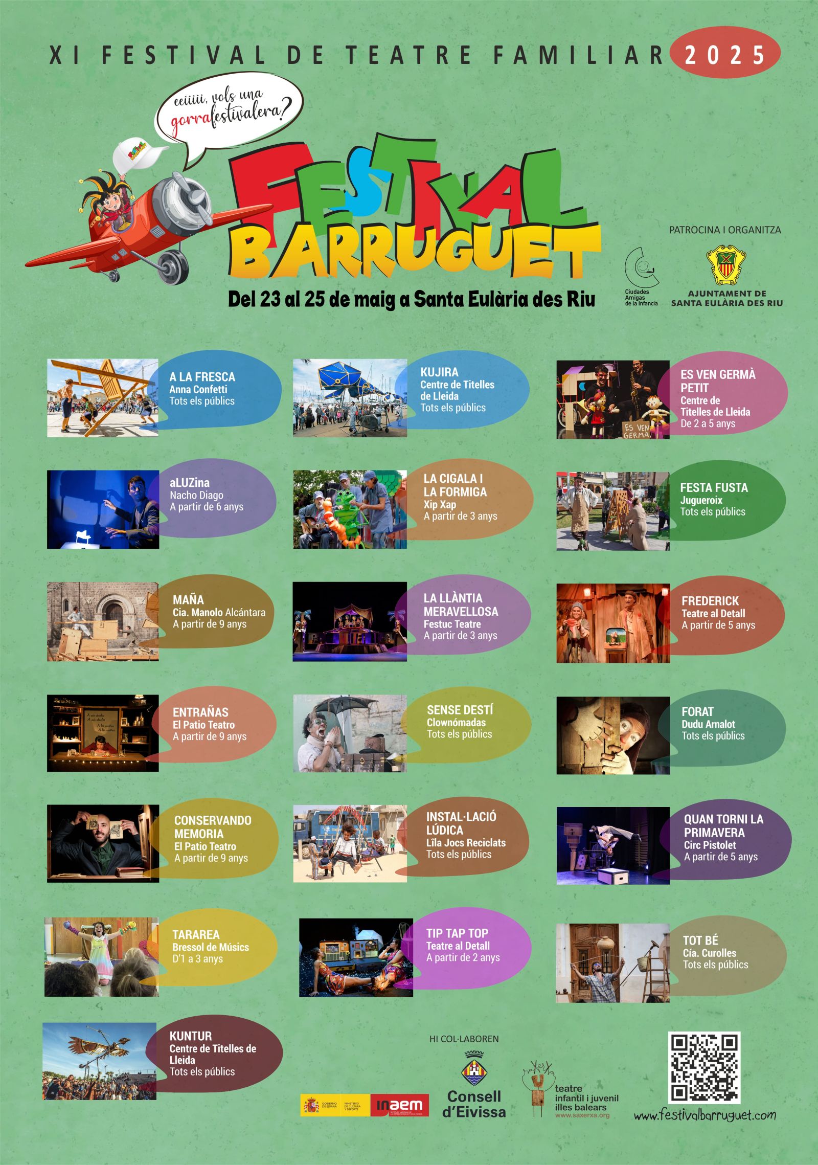El XI Festival Barruguet inundará Santa Eulària de magia y diversión del 23 al 25 de mayo
