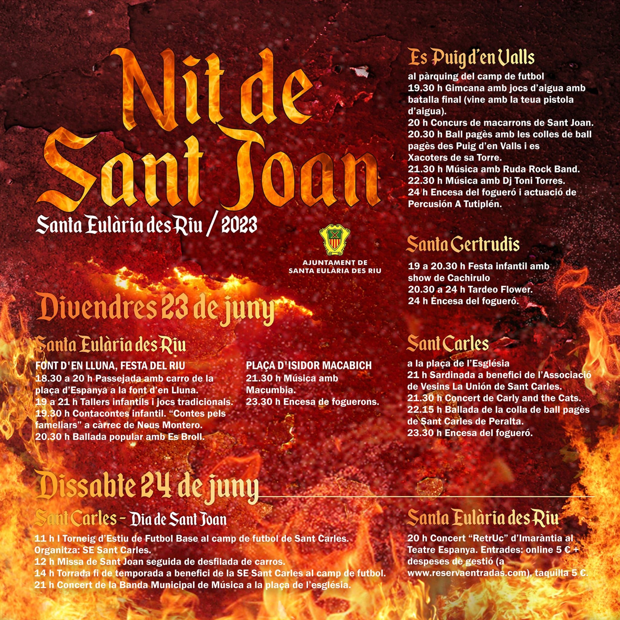 La música y el fuego centran unas fiestas de Sant Joan en que habrá lugar para un ‘carro taxi’ y una batalla de agua
