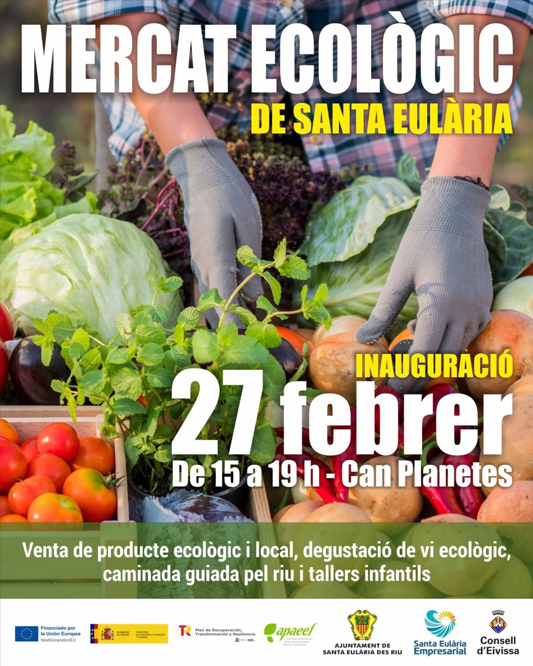 Santa Eulària estrena un mercat ecològic a Can Planetes