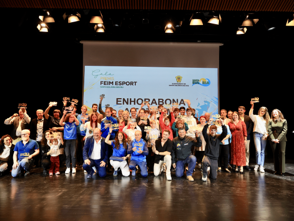 La piragüista Marta Noguera, gran protagonista dels Premis Feim Esport 2024 de Santa Eulària des Riu