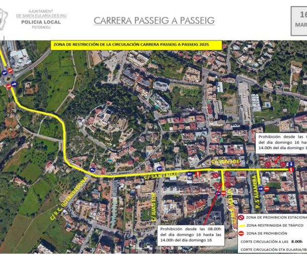 Afectacions viàries per esdeveniments esportius del cap de setmana