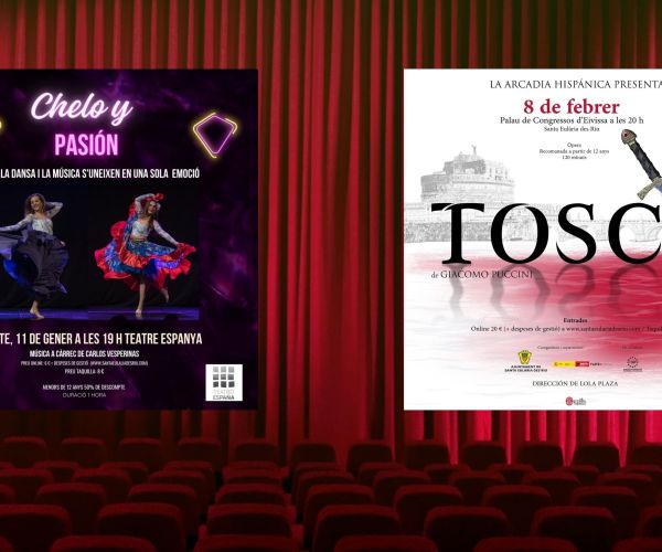 Ópera, danza y teatro. Estas son las ofertas culturales para este inicio de año en Santa Eulària