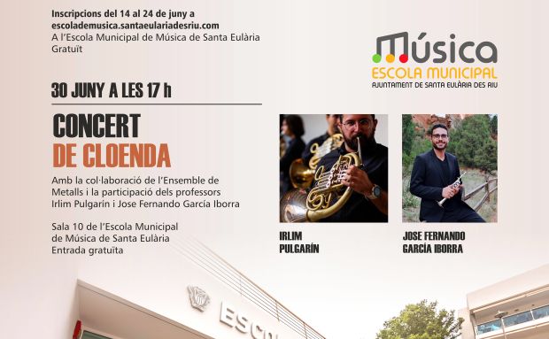 La Escuela Municipal de Música acoge este fin de semana la I Trobada de Tubes d’Eivissa que se cerrará con un gran concierto gratuito