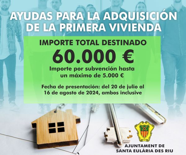 El Ayuntamiento aumenta un 66% las ayudas a la compra de primera vivienda hasta los 5.000 euros