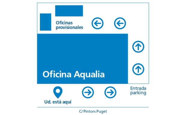 L'oficina d'Aqualia a Santa Eulària tanca per obres de millora i l'atenció es trasllada a uns mòduls provisionals