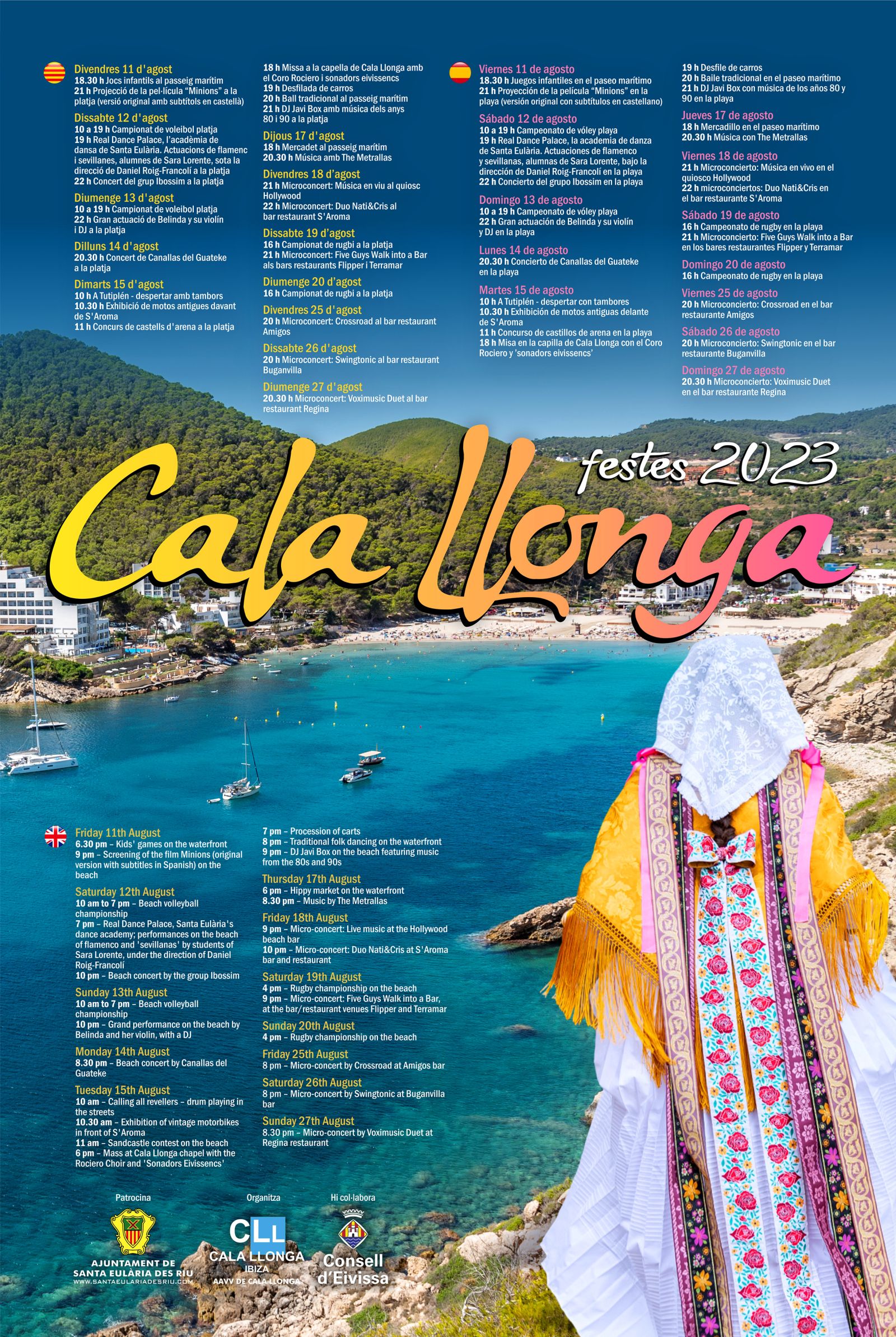 La música, l'esport i les activitats per als més petits segueixen com a senyes d'identitat de les festes de Cala Llonga 2023