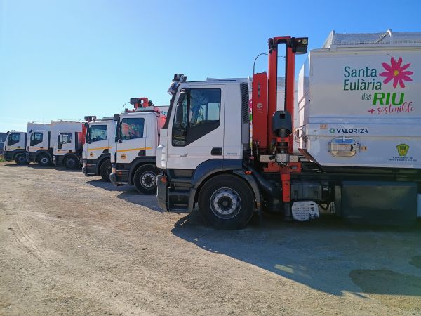 Valora inicia la matinada del pròxim dilluns el servei de recollida de residus que gestionarà els pròxims 10 anys en el municipi de Santa Eulària des Riu