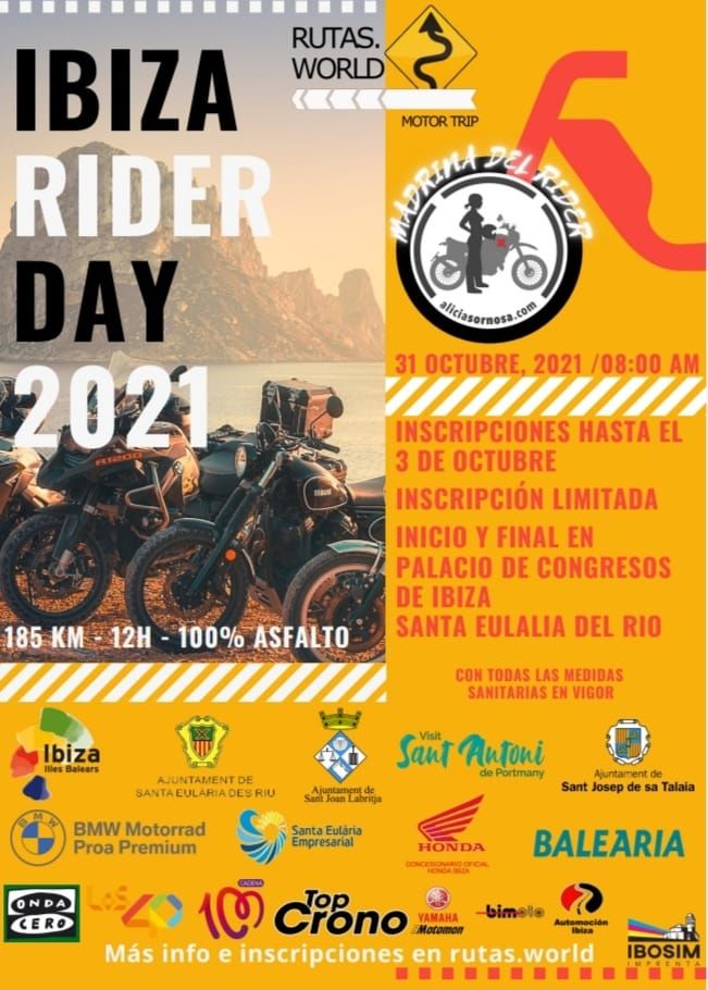 Presentada la I edición del encuentro de motoristas Ibiza Rider Day que espera reunir a 300 moteros